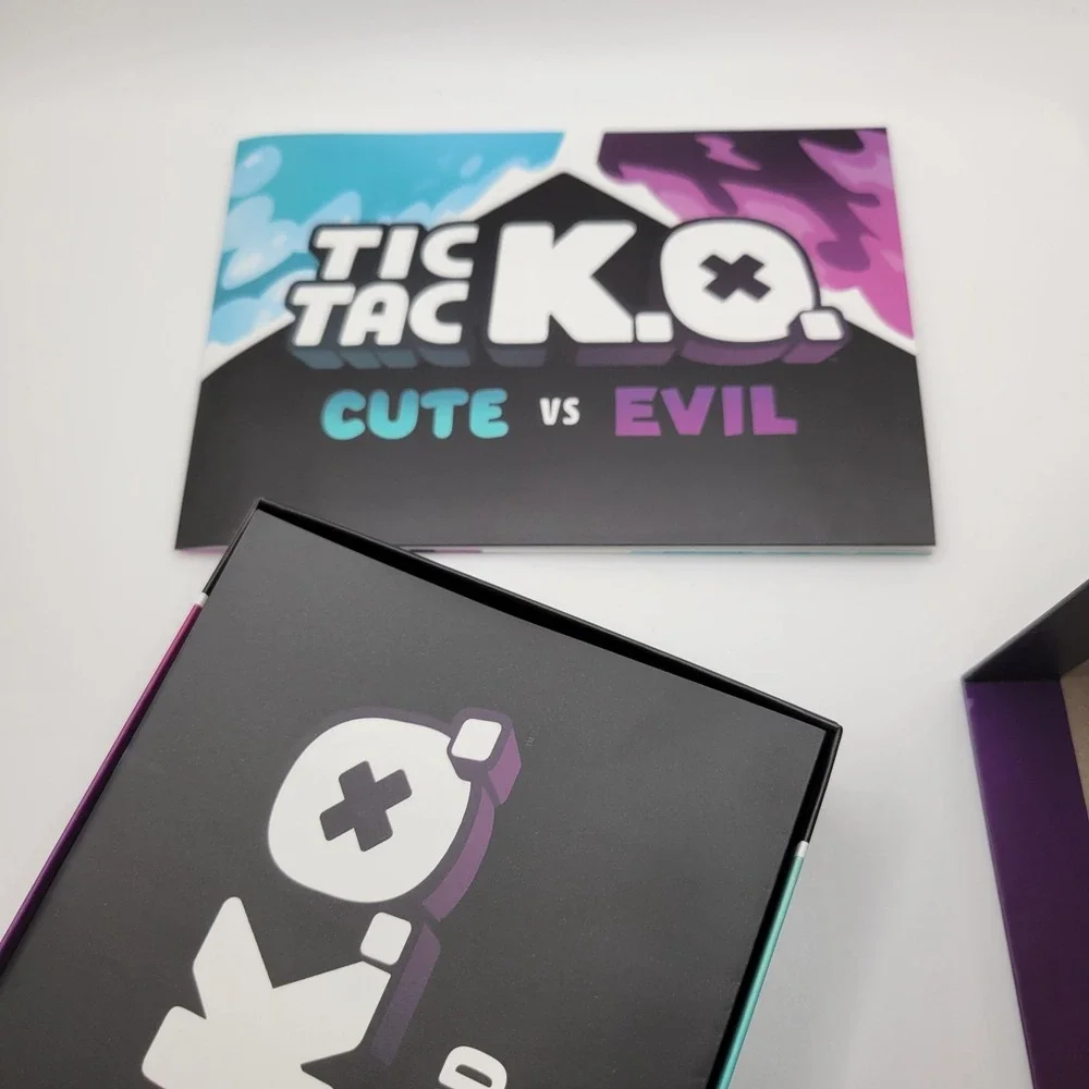 Tic Tac K.O.‎ Cute vs Evil Card Game NEW 2–4 Players Ages 8+ Unstable Games